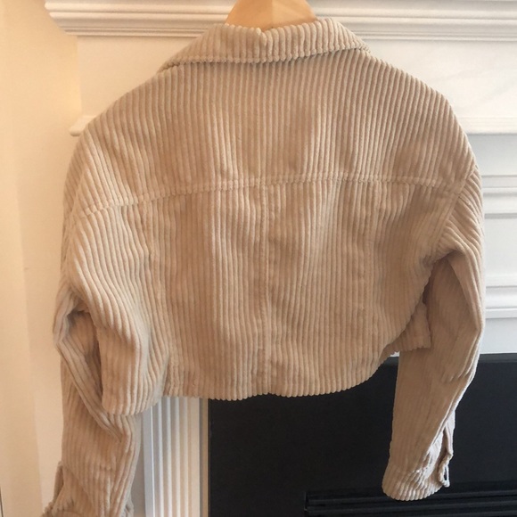 Cropped corduroy jacket - Picture 4 of 4